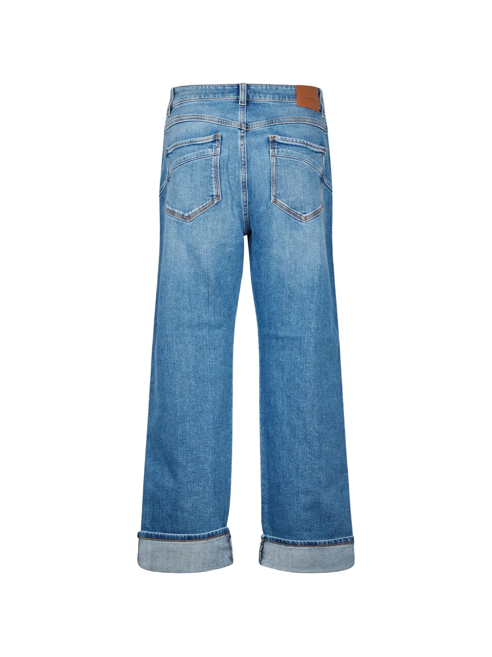 Sportmax Jeans met omgeslagen pijpen Blauw
