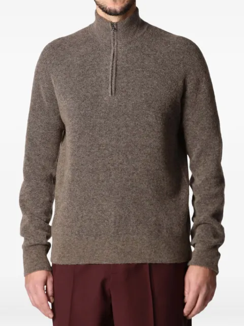 Roberto Collina half-zip knitted sweater