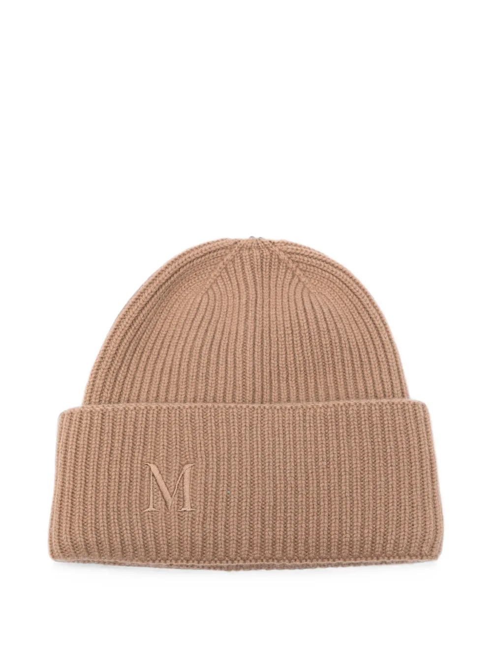 Max Mara ribbed cashmere beanie - camel - Marrone