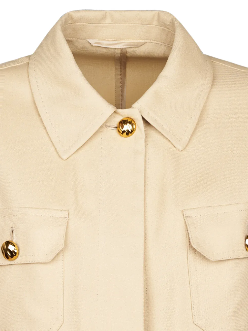 Max Mara Button-up shirtjack Beige