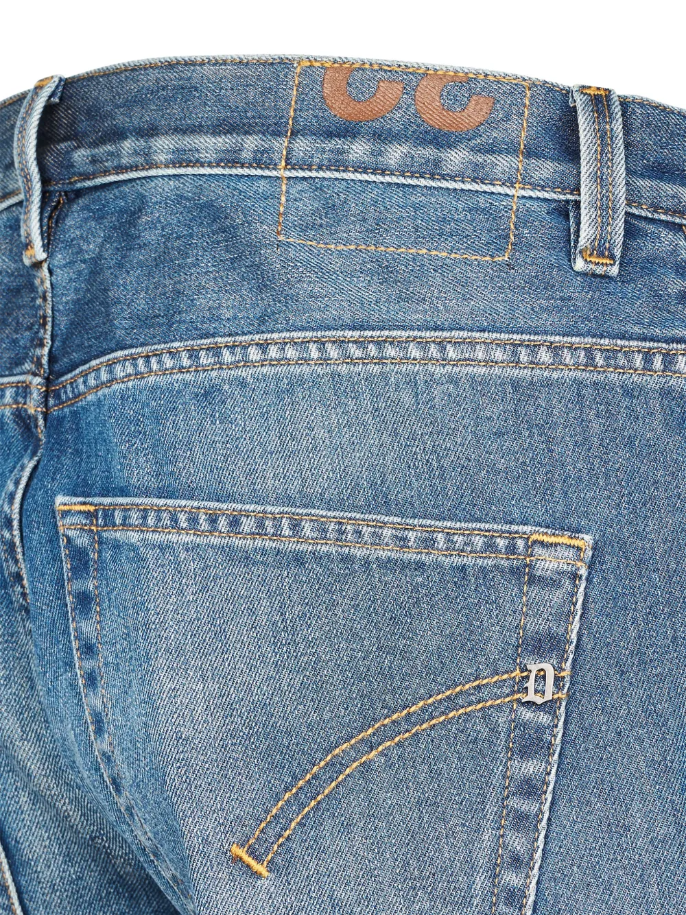DONDUP Straight jeans met vervaagd effect Blauw