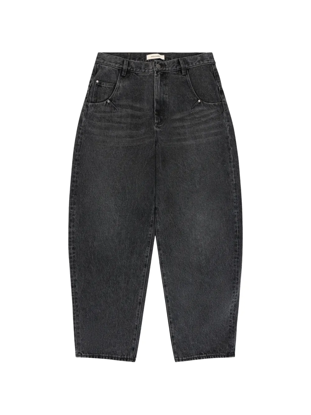 ENTIRE STUDIOS washed-effect curved-leg jeans - Grigio