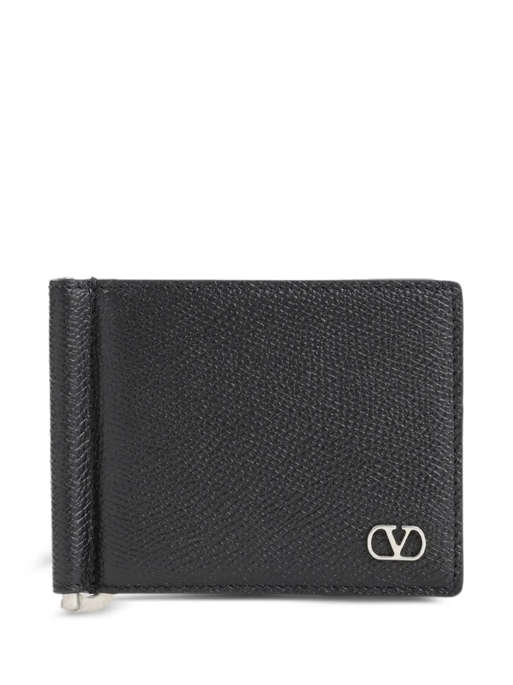 Valentino Garavani VLogo Signature leather wallet - Schwarz