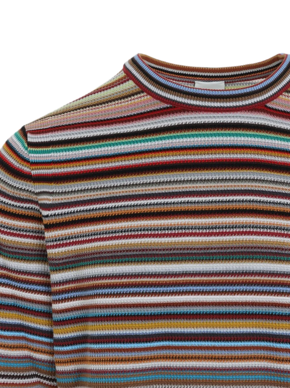 Paul Smith Gestreepte katoenen trui Beige