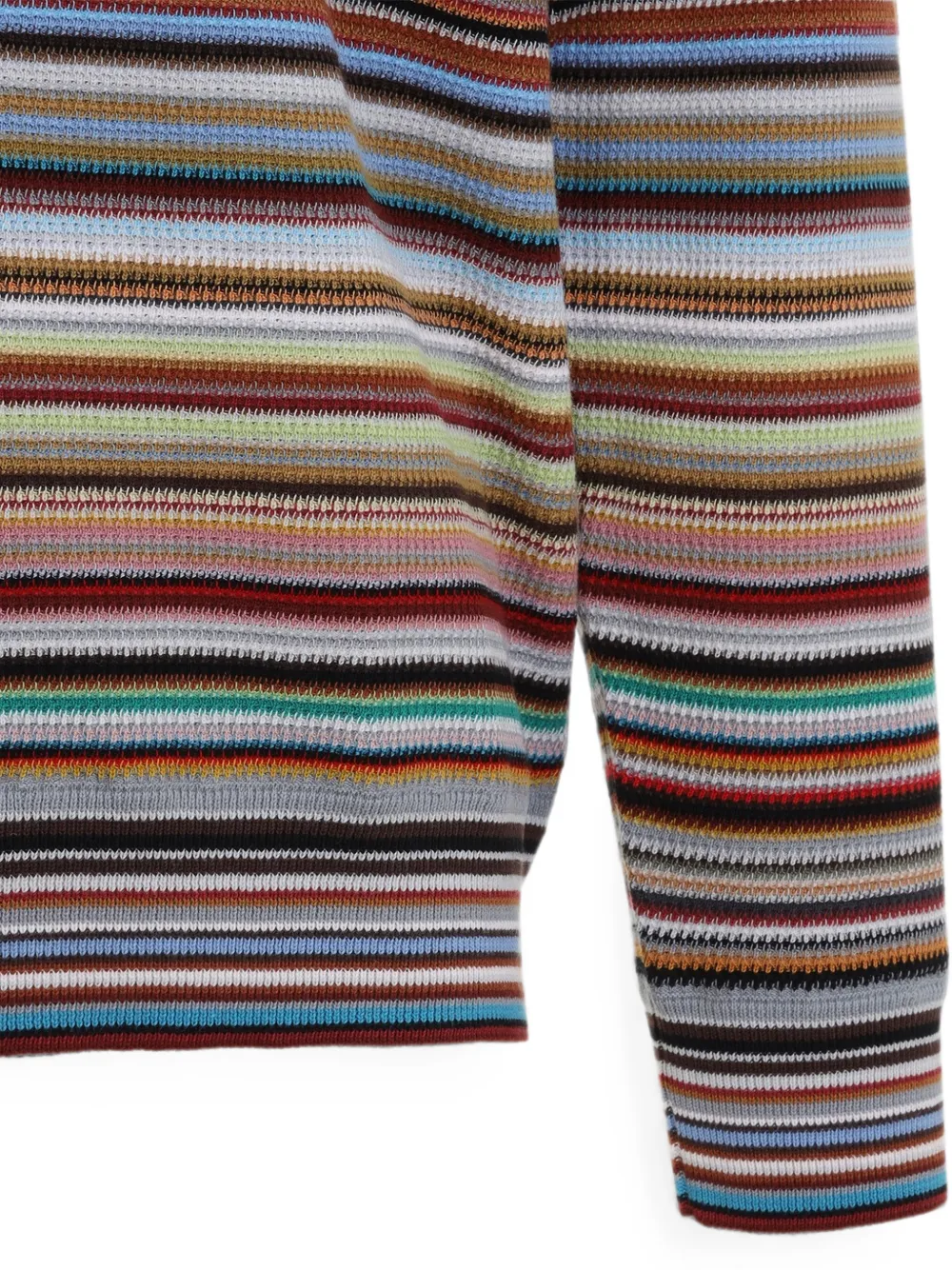 Paul Smith Gestreepte katoenen trui Beige