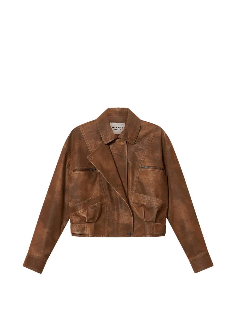 MARANT ÉTOILE Giacca con effetto vissuto - Marrone