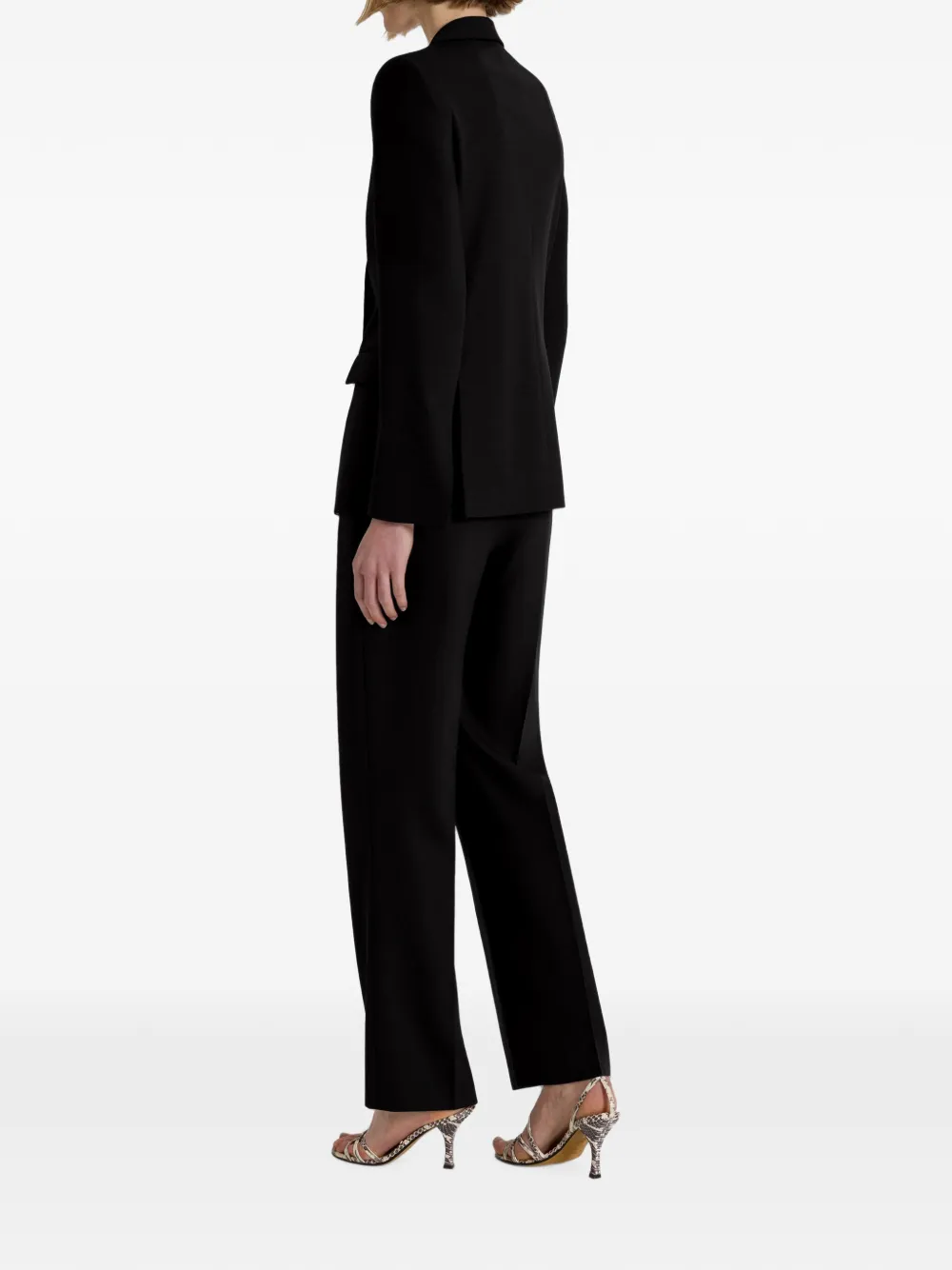 Alberta Ferretti Geplooide pantalon Zwart