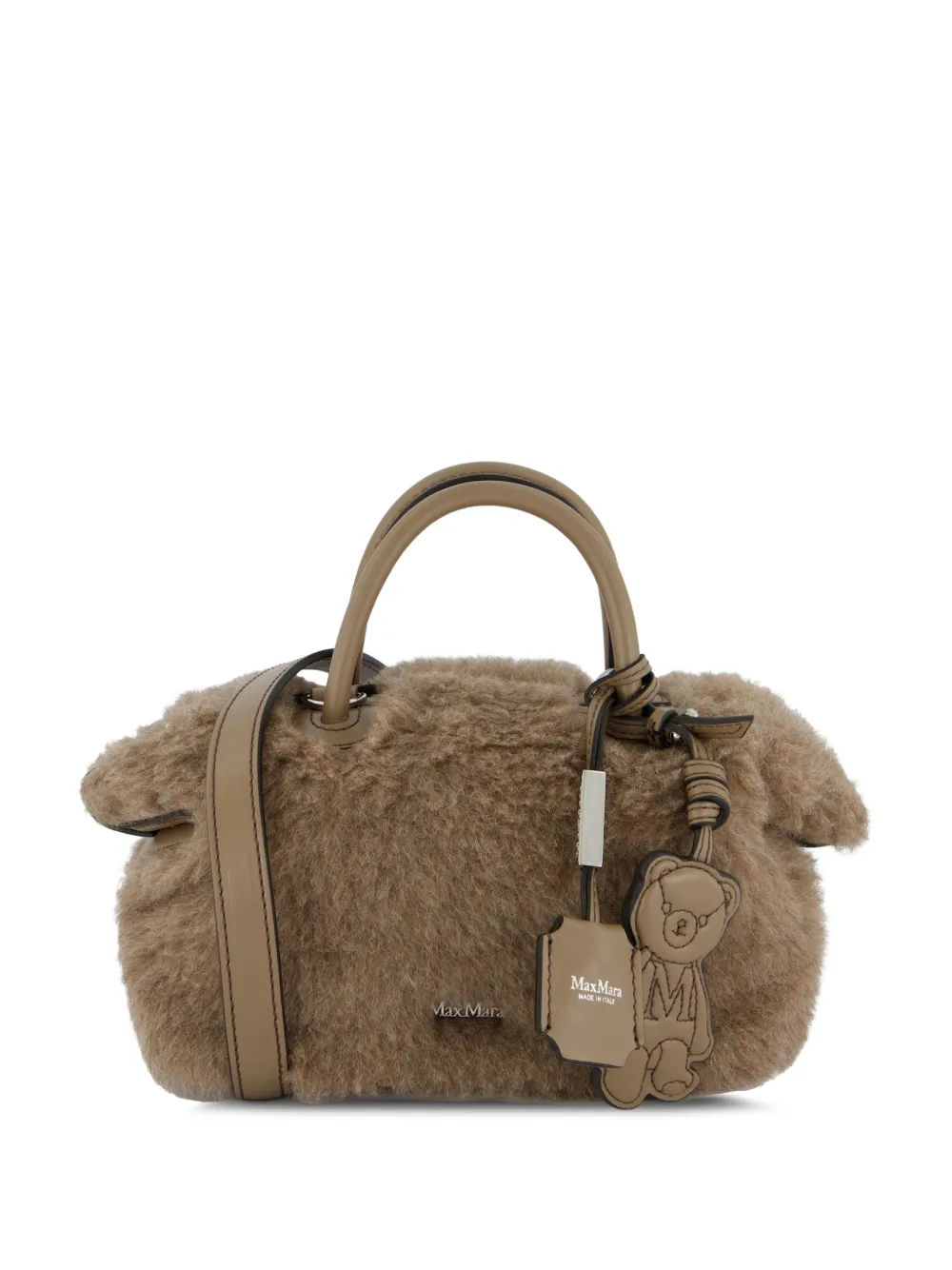 Max Mara sac à main Margaux en cuir - Marron