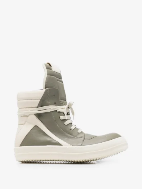 Rick Owens Geobasket leather sneakers