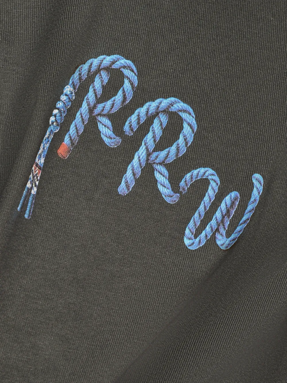 Roy Rogers logo-print cotton T-shirt Grijs