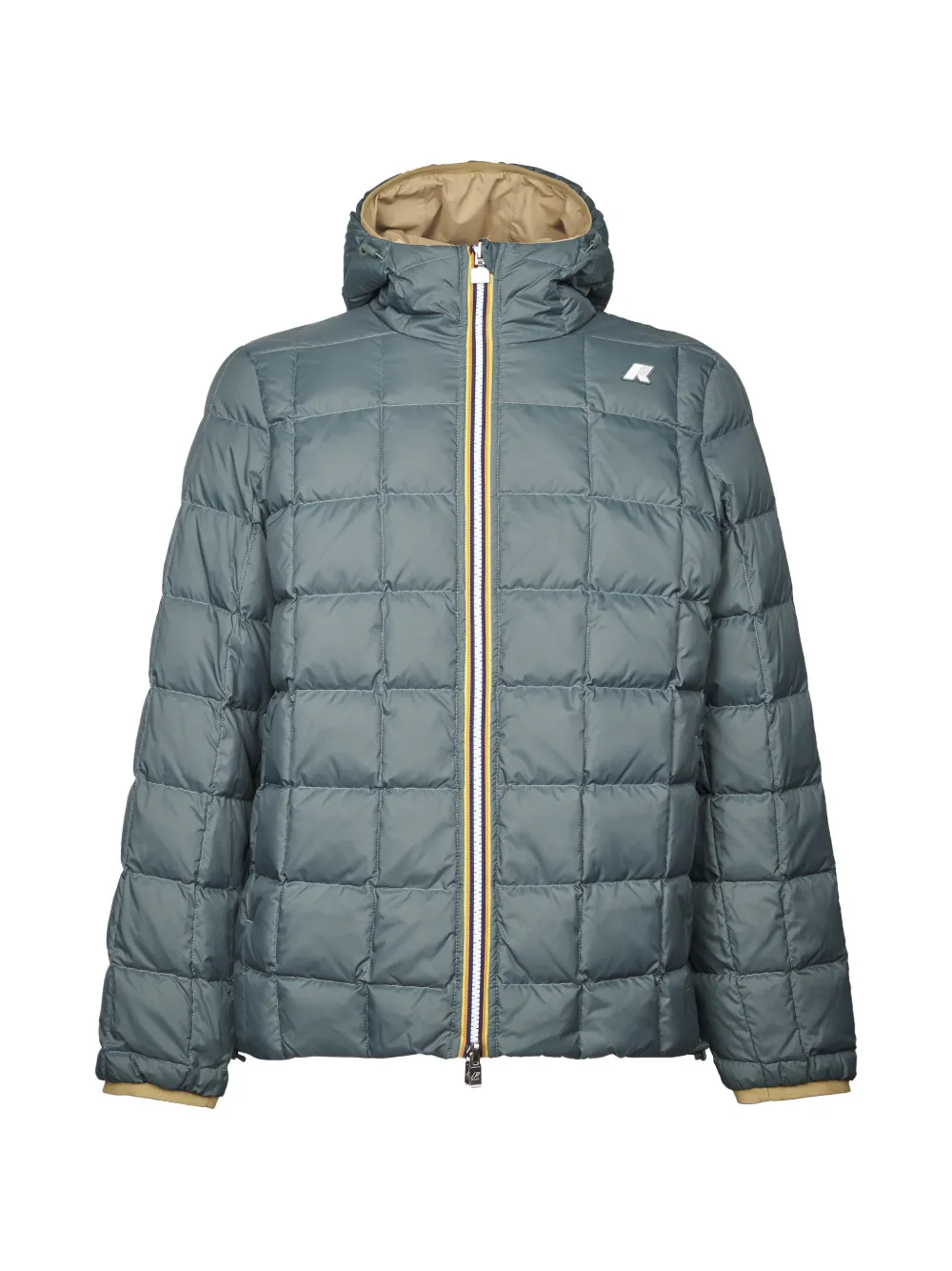 K-Way Jack St reversible hooded jacket Beige