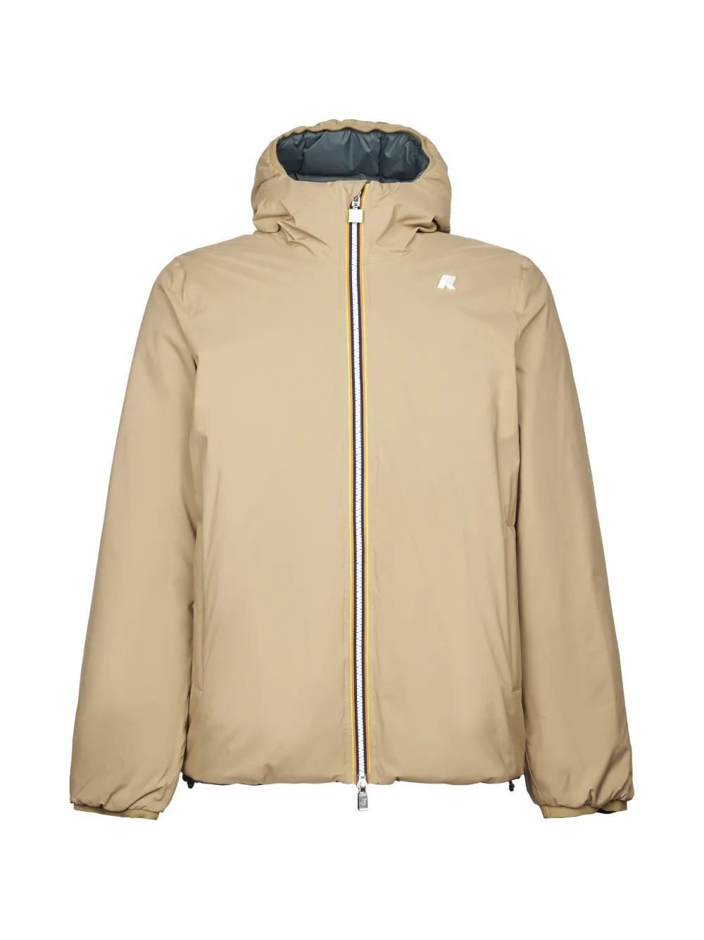 K-Way Jack St reversible hooded jacket - Neutrals