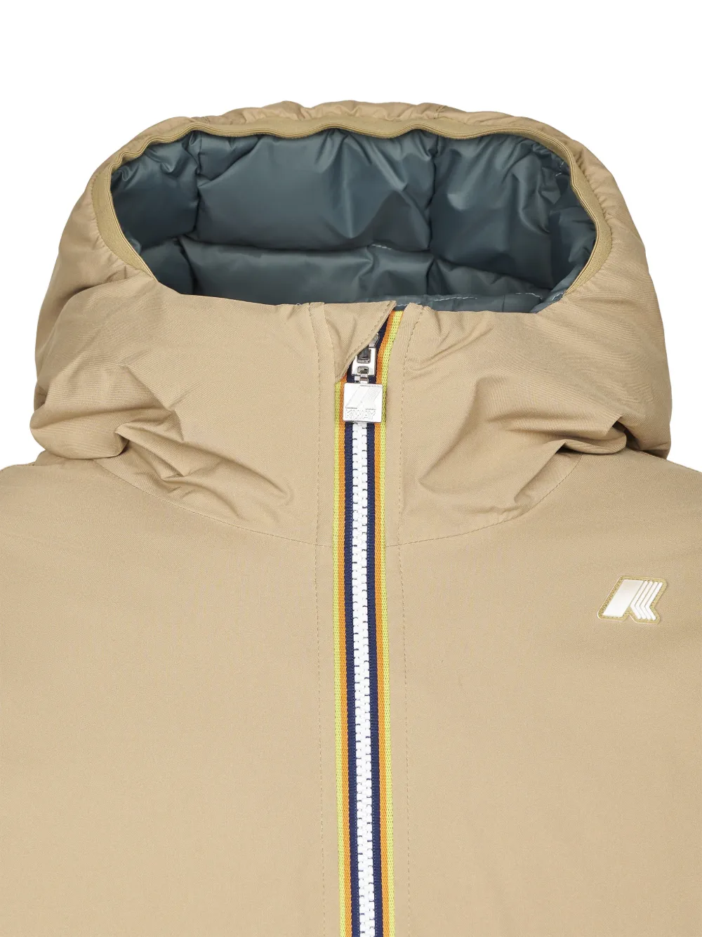 K-Way Jack St reversible hooded jacket Beige