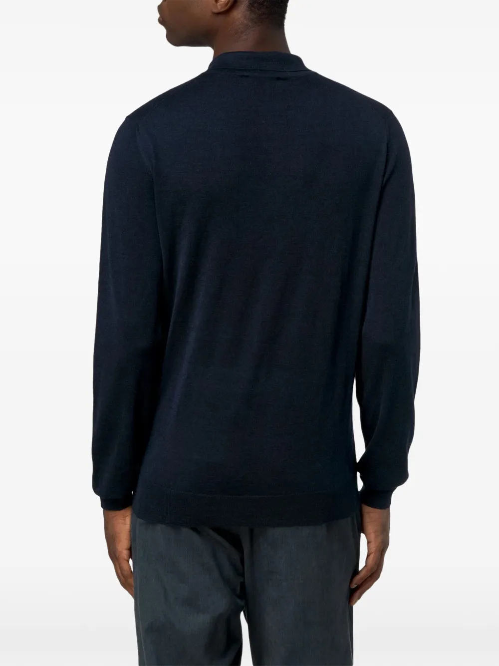 K-Way Rey poloshirt met lange mouwen Blauw