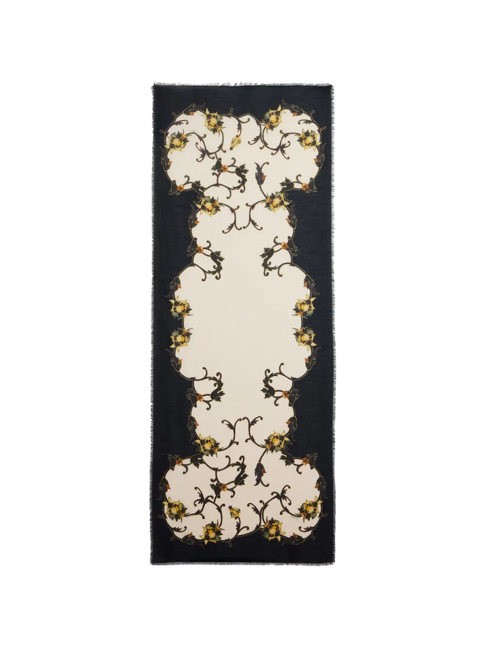 La DoubleJ frayed scarf - Toni neutri