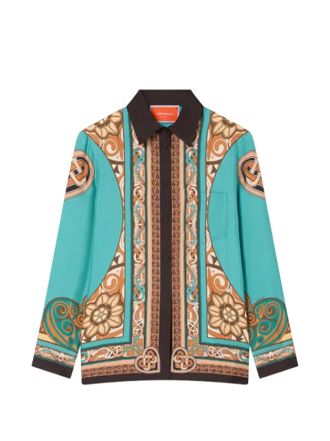 La DoubleJ camisa Boy Placée de seda