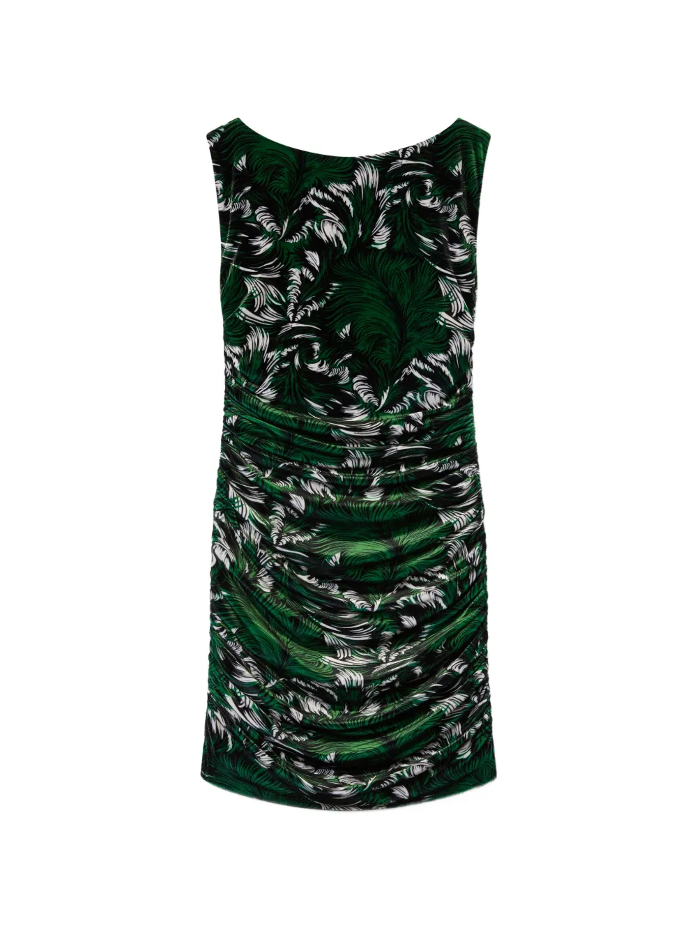 La DoubleJ Bandage mini-jurk met ruches Groen