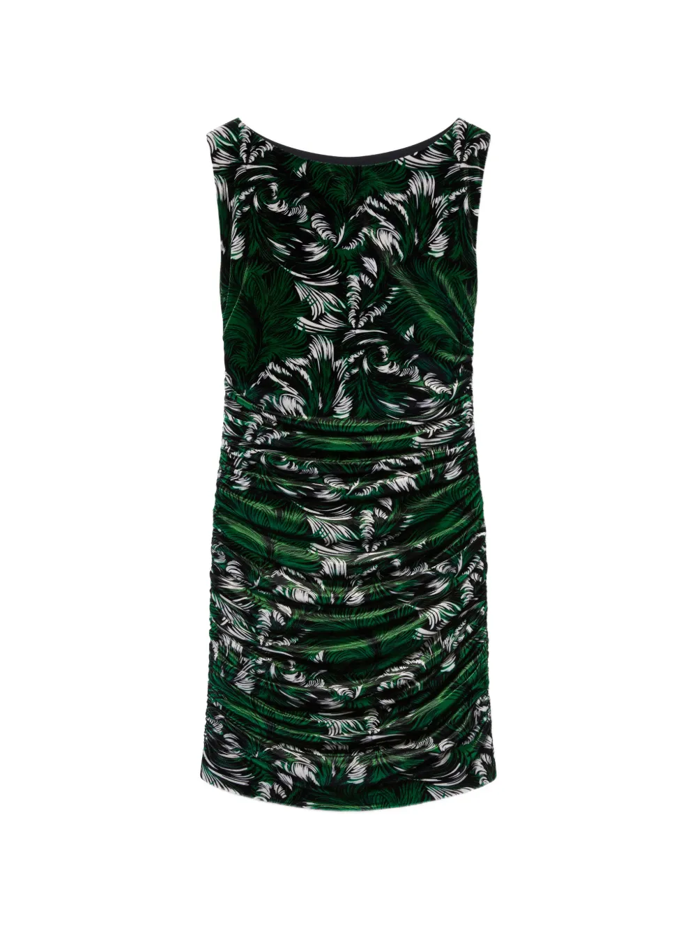 La DoubleJ Bandage mini-jurk met ruches Groen