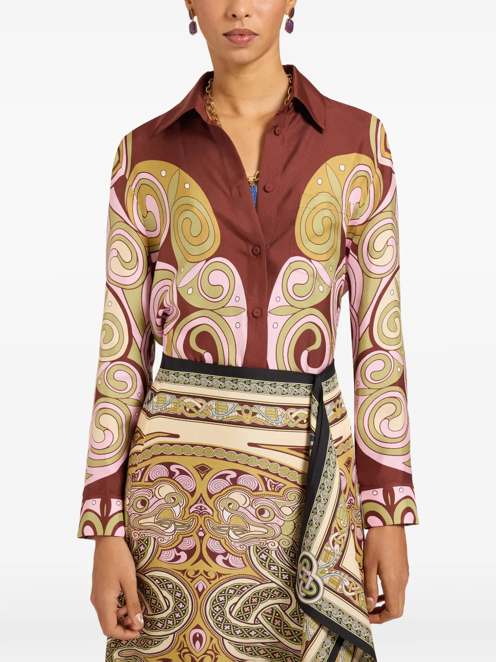 La DoubleJ Boy blouse Bruin