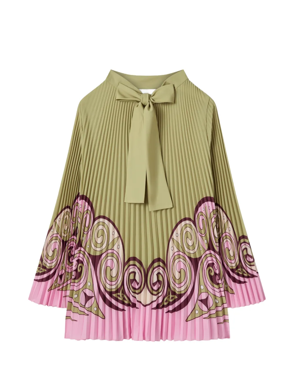 La Doublej Twirling Tunic In Green