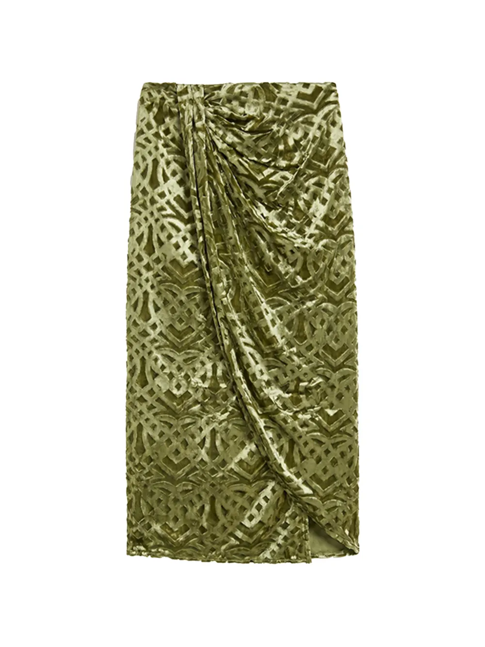 La DoubleJ drape skirt - Grün