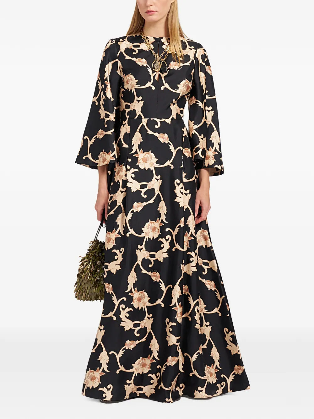 La DoubleJ Belle kaftan Zwart