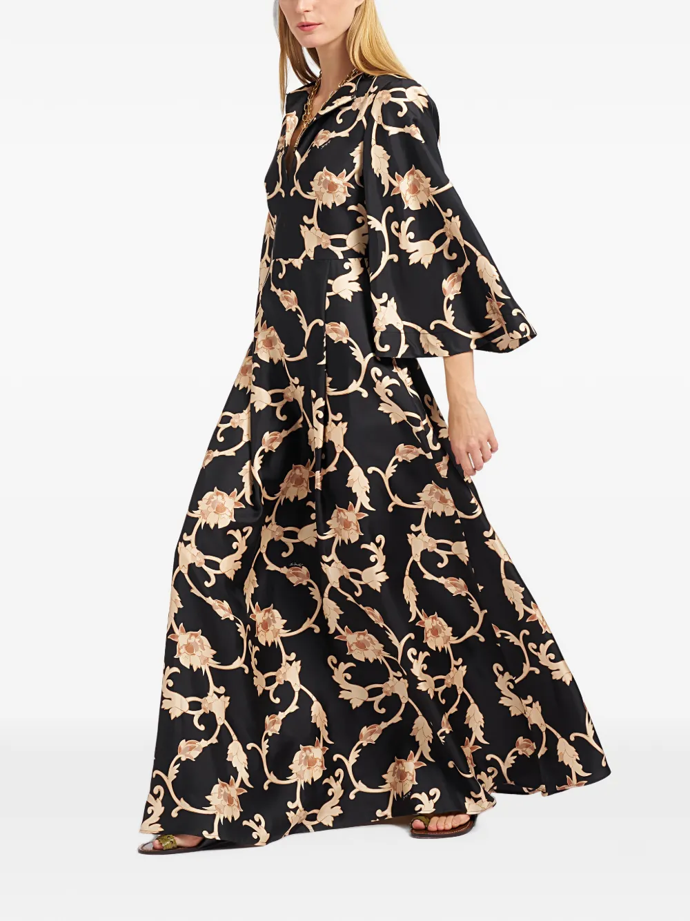 La DoubleJ Belle kaftan Zwart