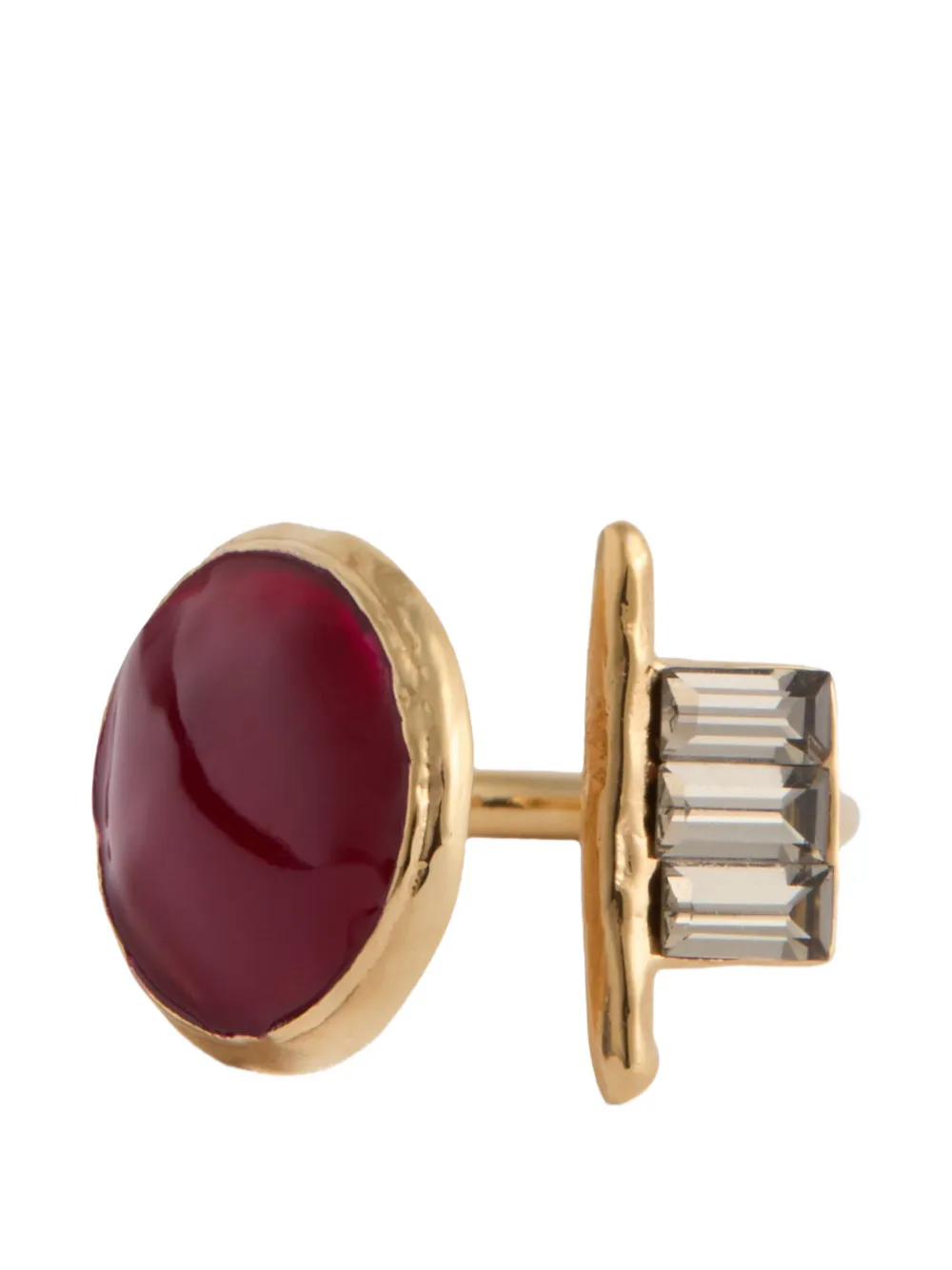 La DoubleJ 24kt Shen Loop Goldring mit Emaille