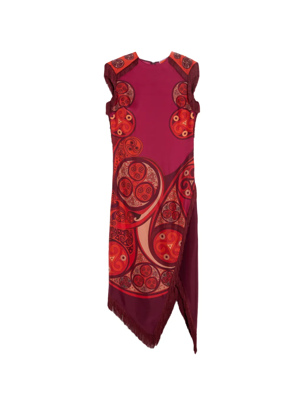 La DoubleJ scarf dress - Rosso
