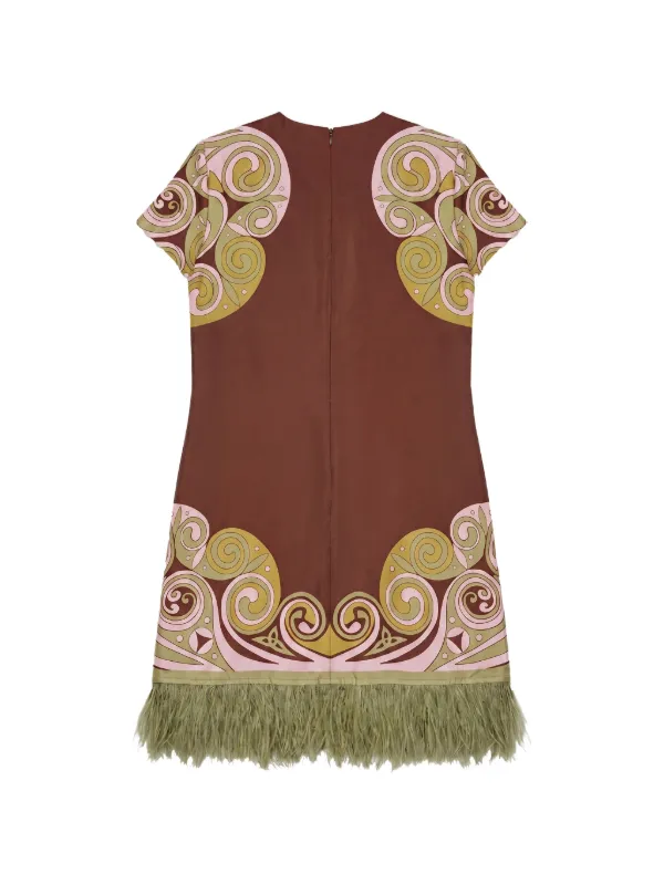 brown swing dresses La DoubleJ Mini Dress | Designed with a flowing