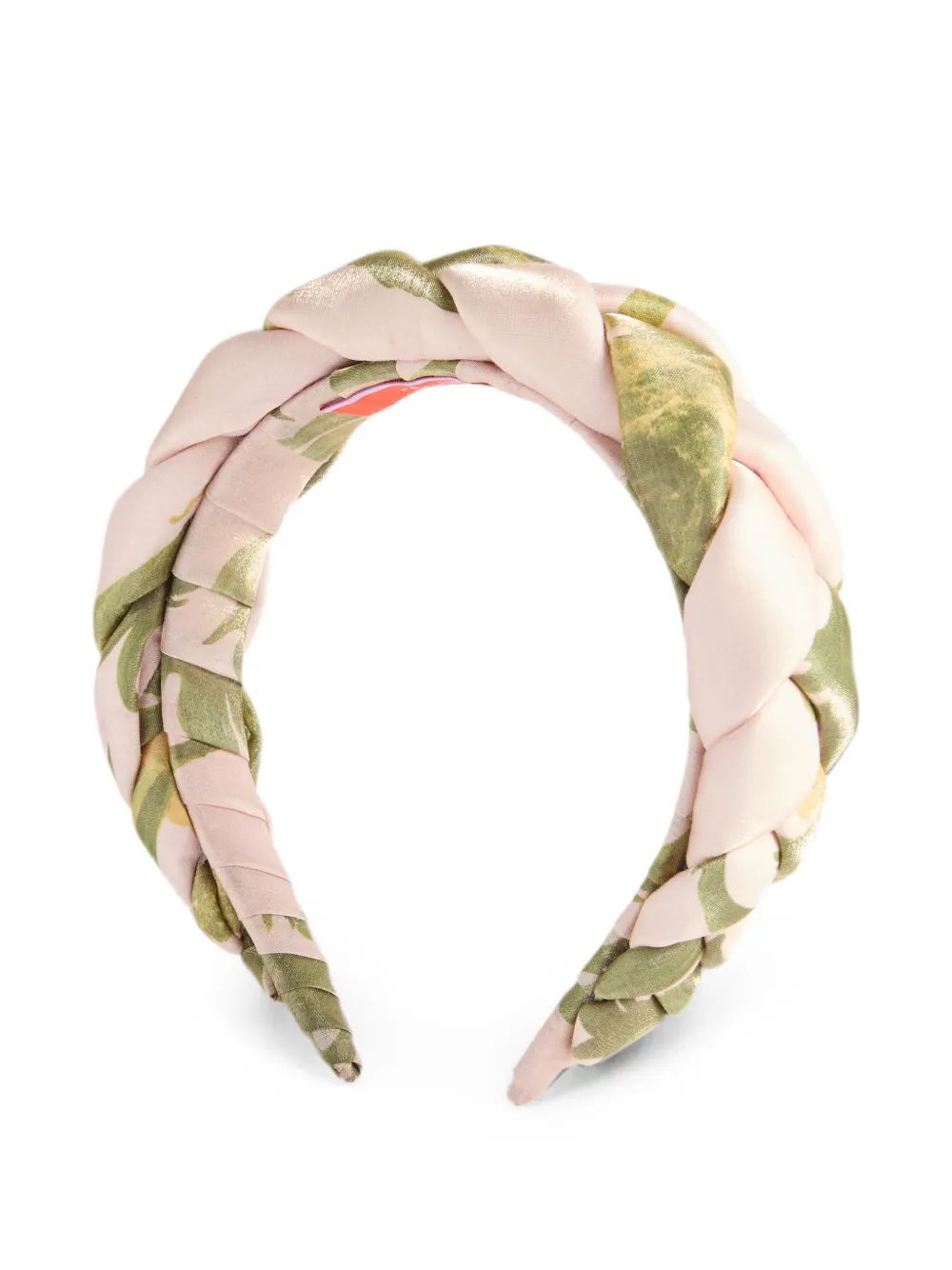 La DoubleJ Roze chiffon lurex Rapunzel haarband