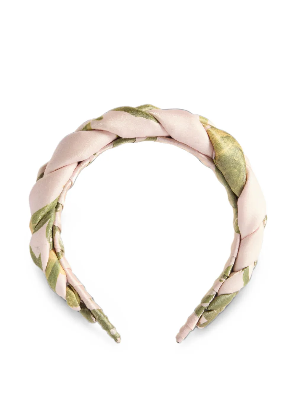 La DoubleJ Roze chiffon lurex Rapunzel haarband