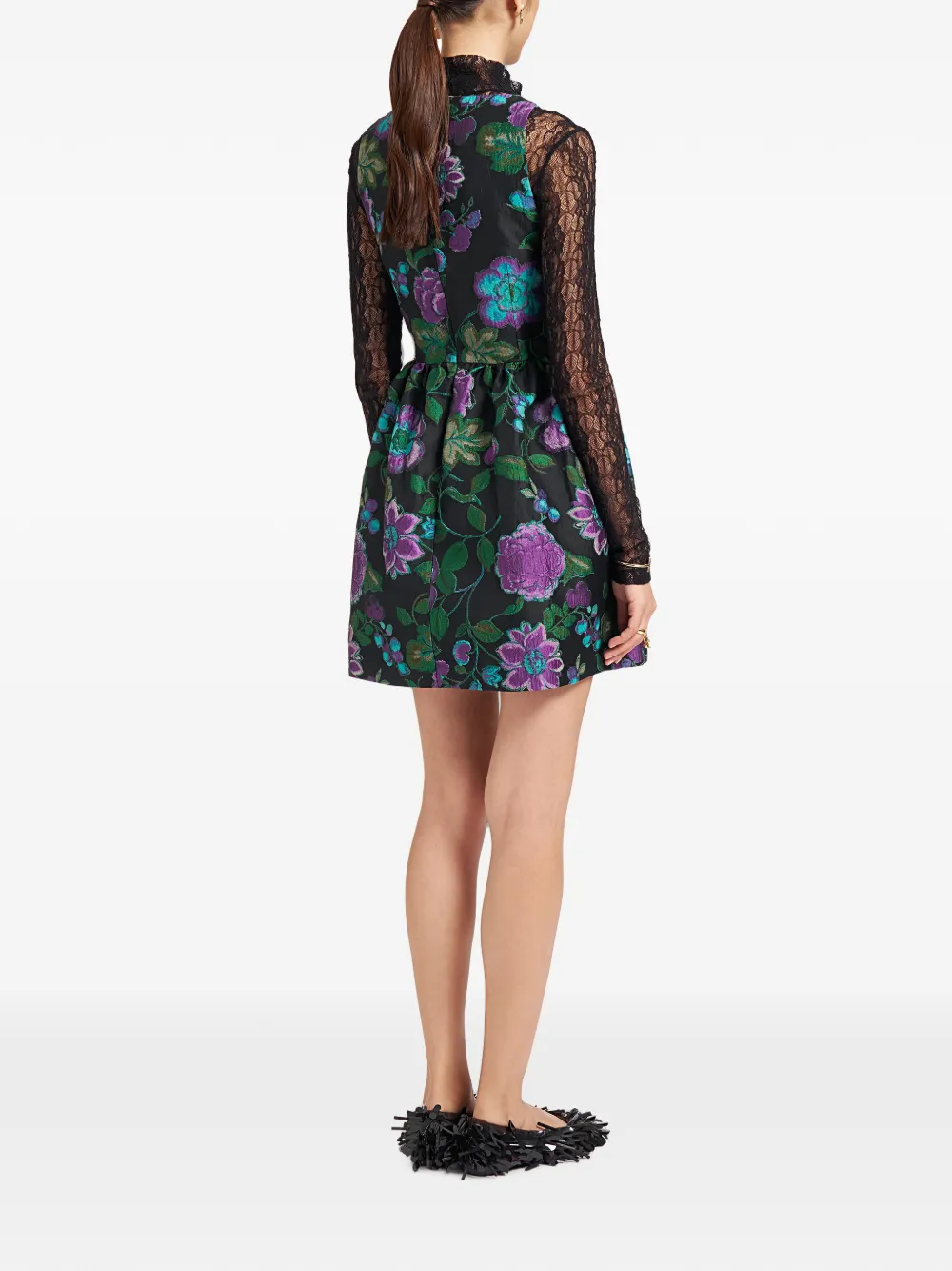 La DoubleJ Pirhouette mini-jurk Zwart