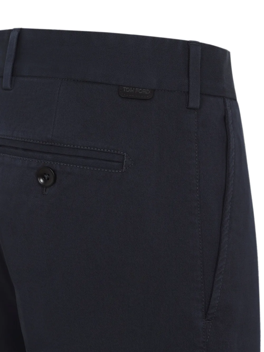 Tom Ford Belt-loop Trousers In Blue