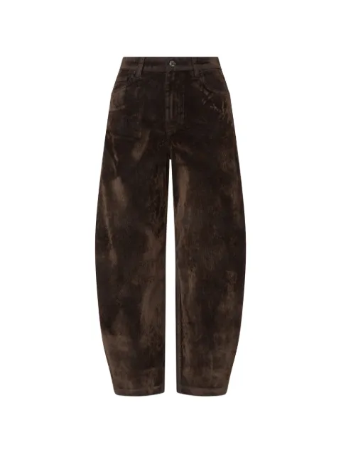 LIU JO balloon Velvet trousers