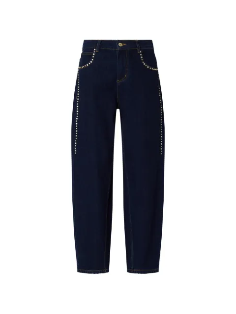 LIU JO jeans con tiro alto y strass