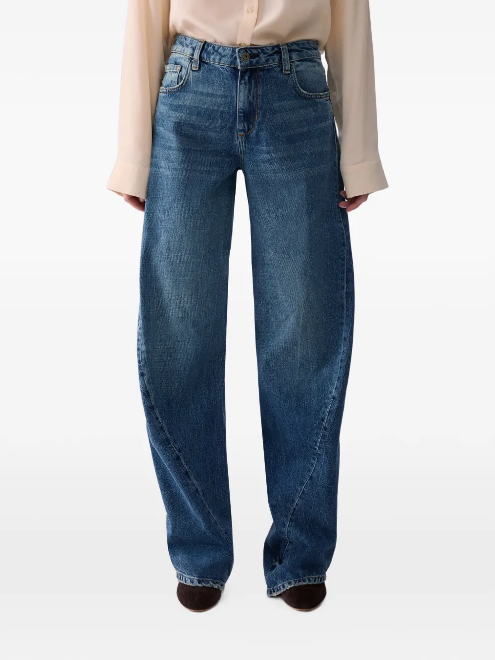 LIU JO Jeans met asymmetrische naden Blauw
