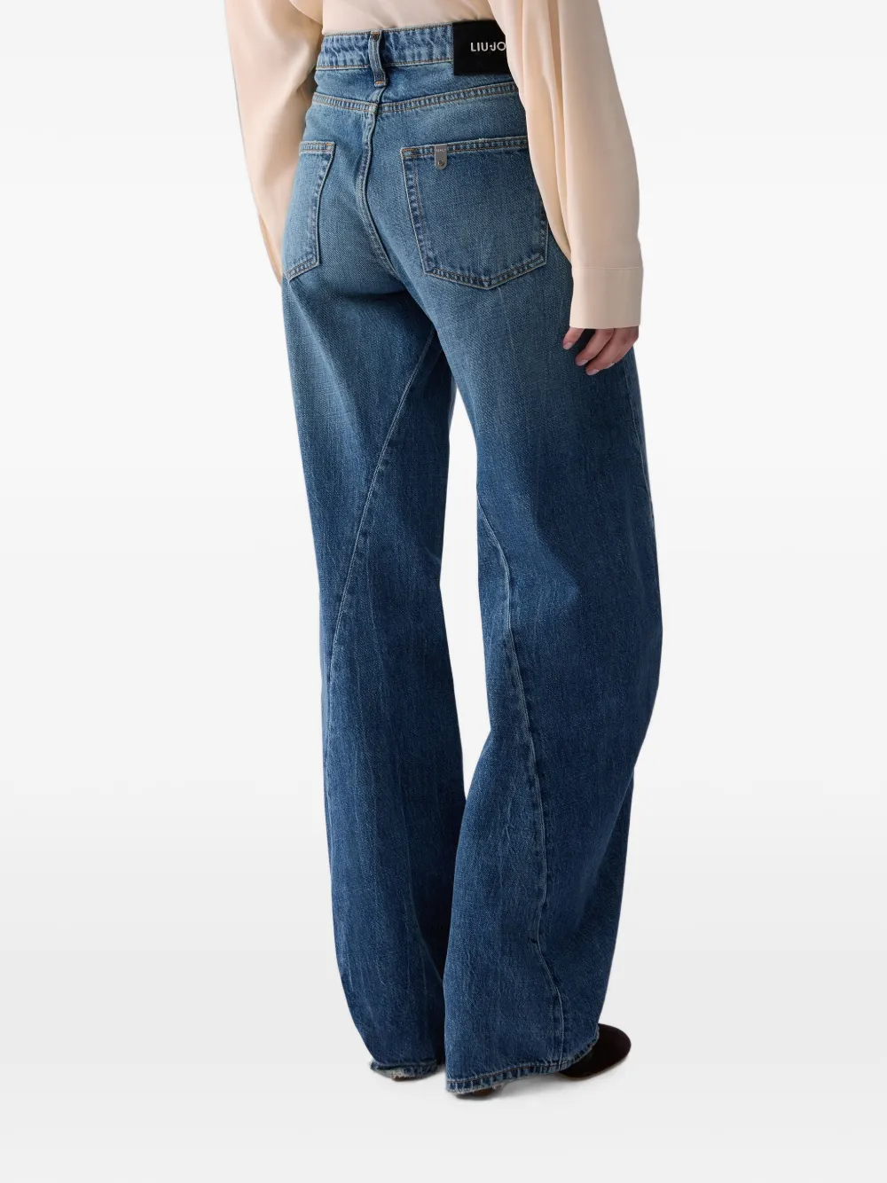LIU JO Jeans met asymmetrische naden Blauw