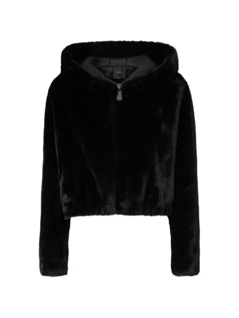 PINKO faux fur cropped jacket
