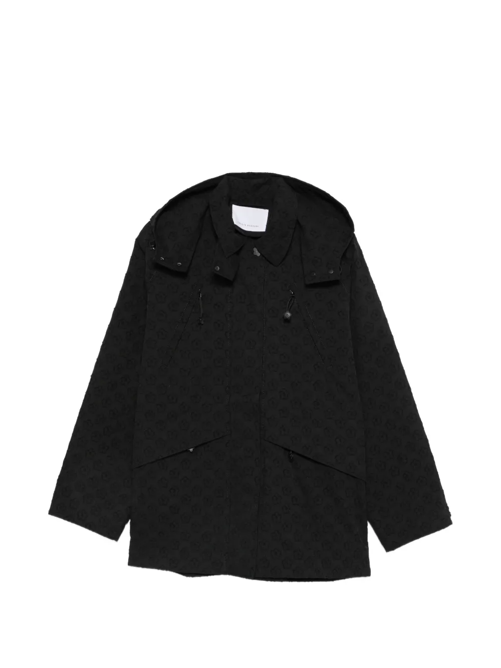 Cecilie Bahnsen Finn floral-jacquard oversized jacket - Schwarz