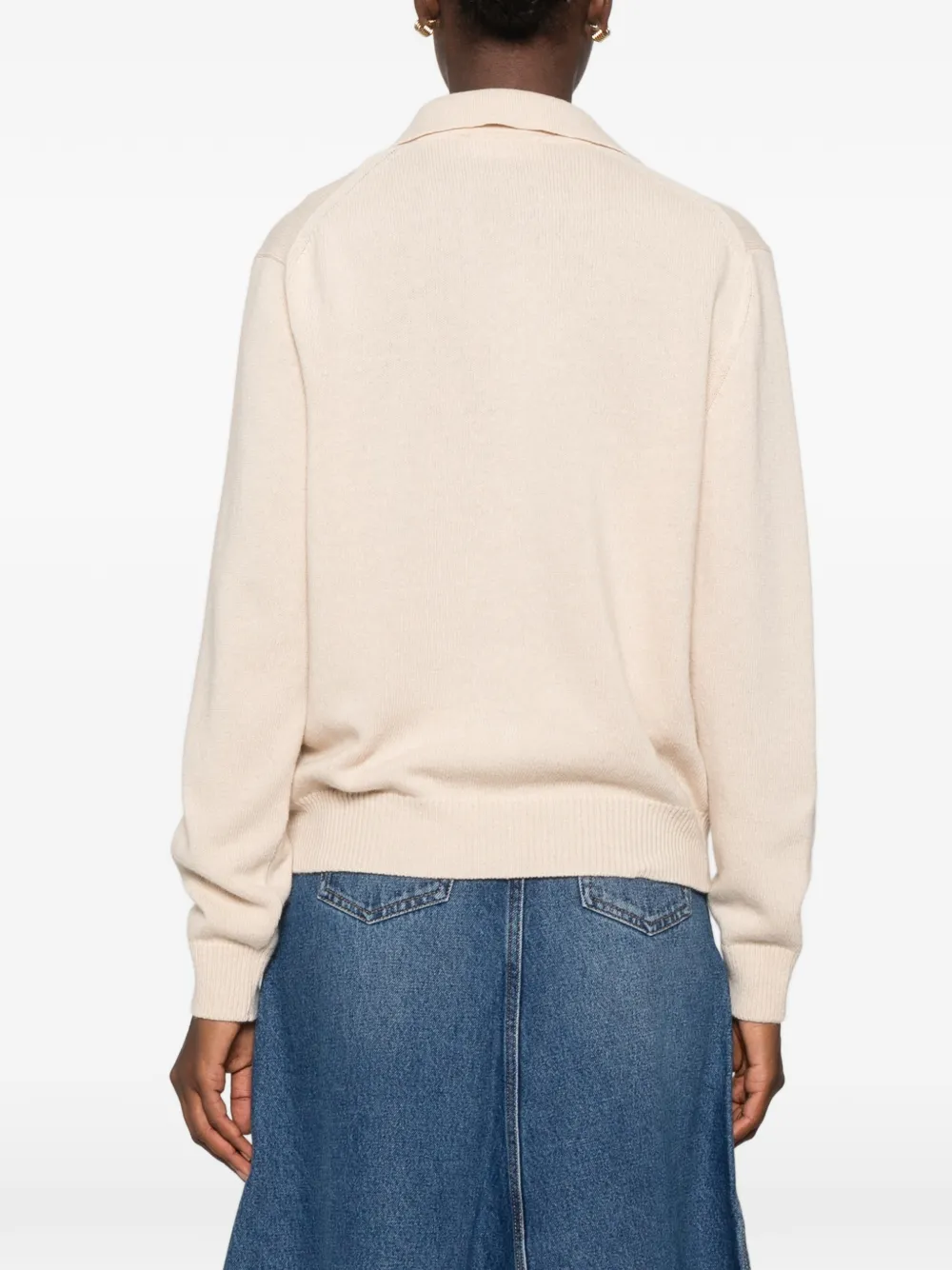 Victoria Beckham Trui met lange mouwen Beige