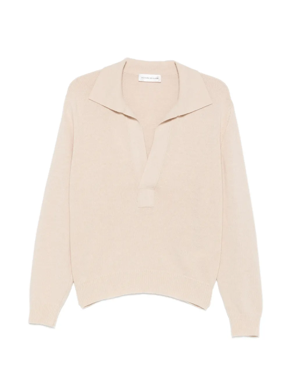 Victoria Beckham Langärmeliger Pullover - Nude