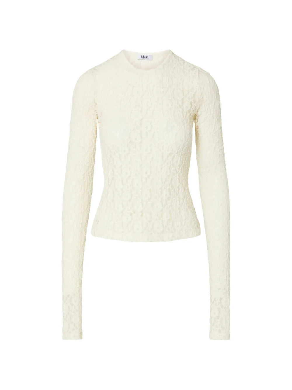 LIU JO stretch lace top - Toni neutri