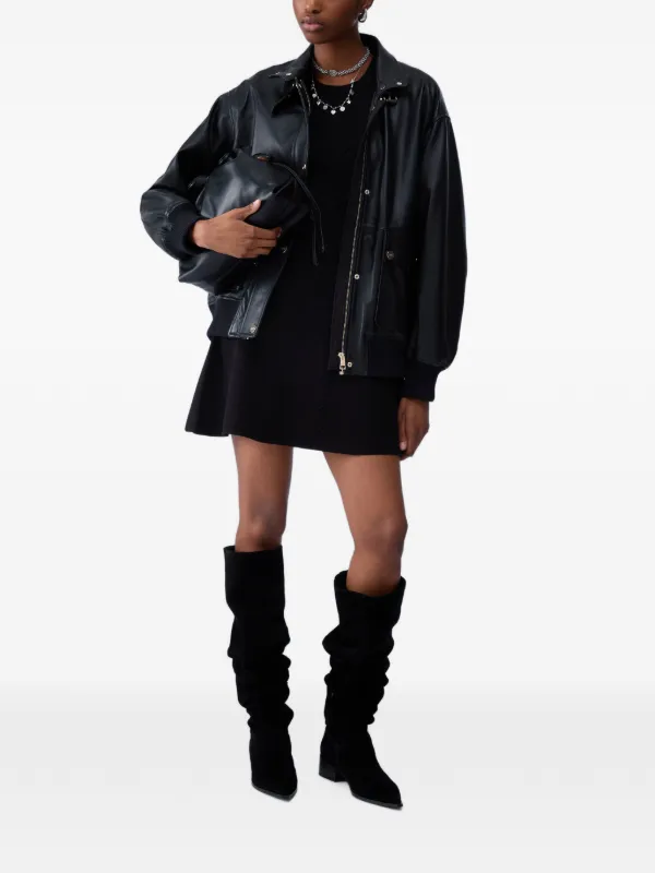black knit fit and flare dress LIU JO & | Womens dresses