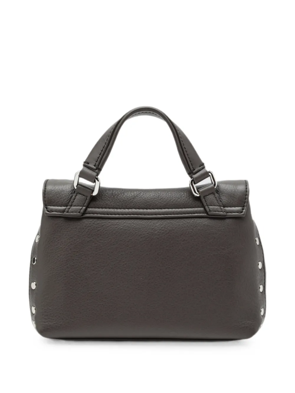 Zanellato Leren crossbodytas verfraaid met studs Grijs