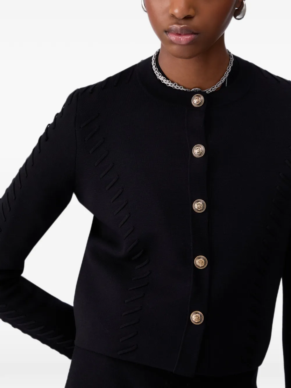 LIU JO Vest met gevlochten details Zwart