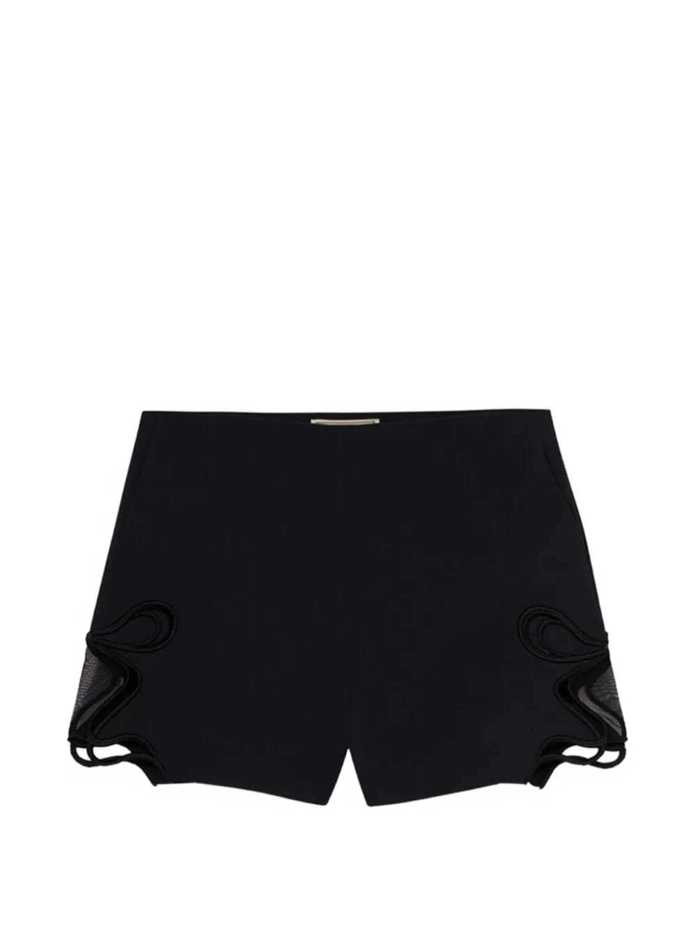 Blumarine Shorts con ricamo - Nero