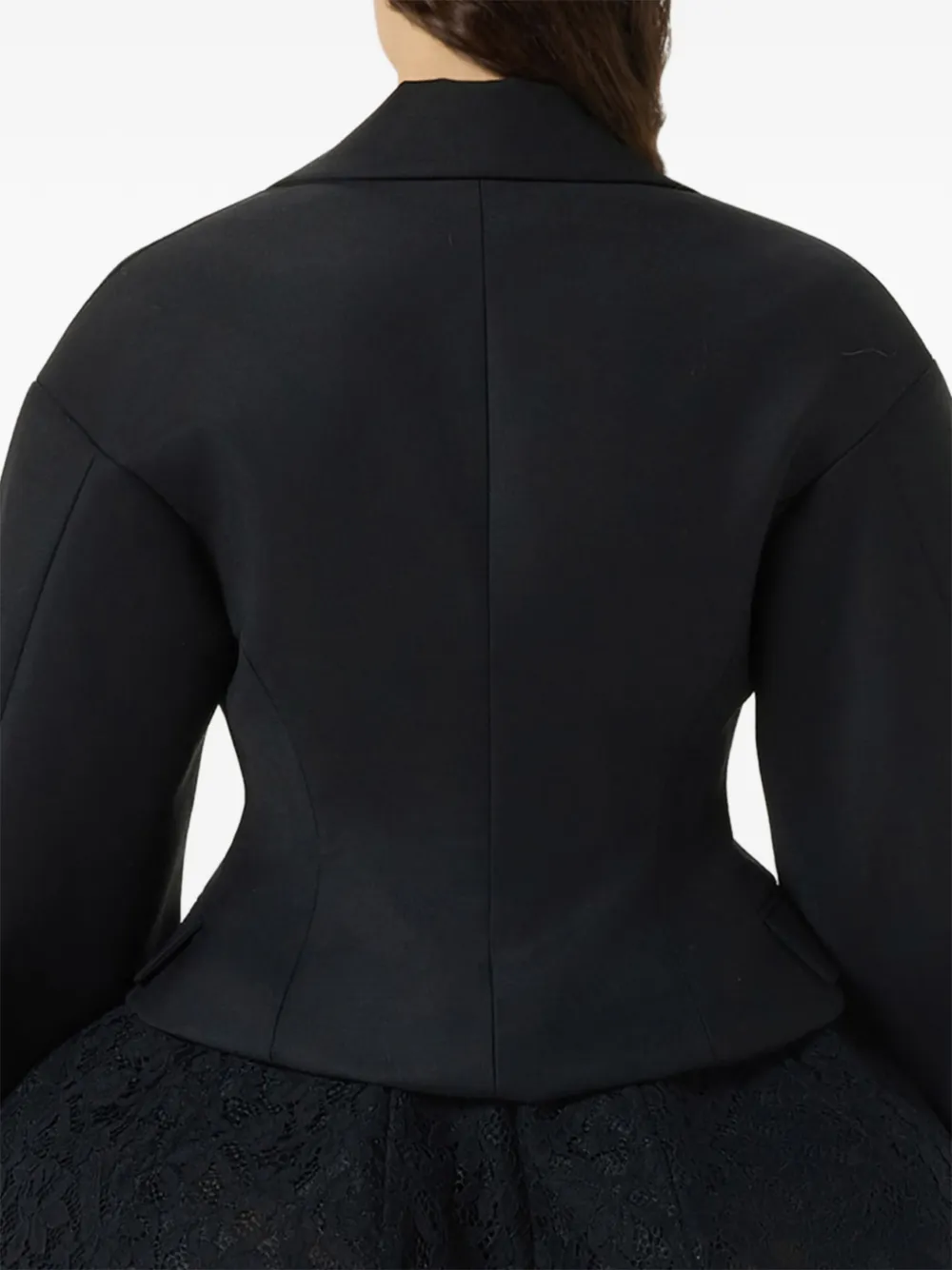 Blumarine Jack met ballonmouwen Zwart