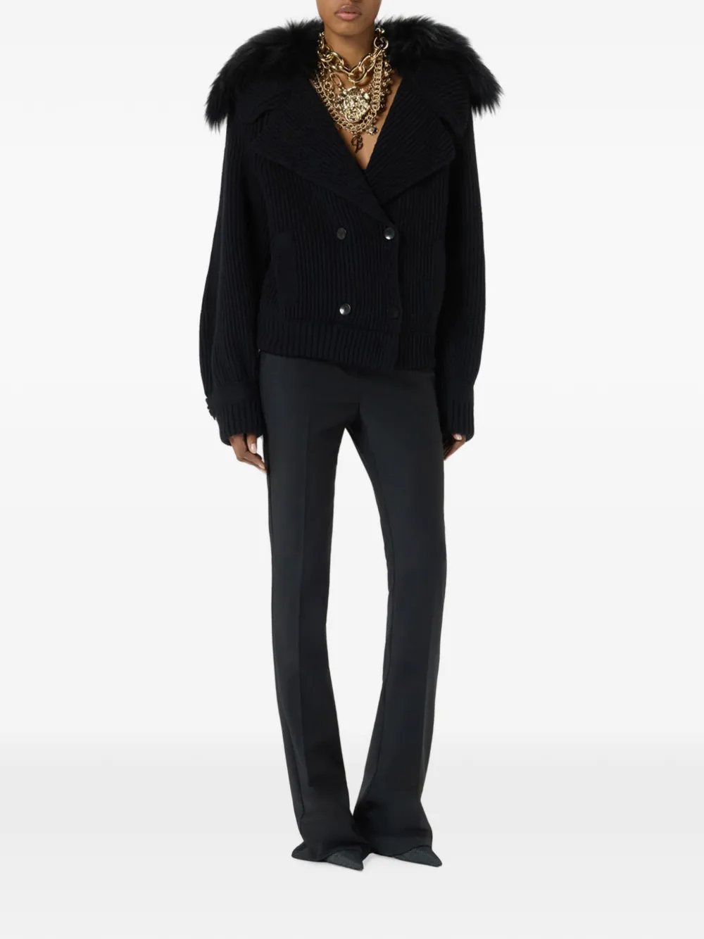Blumarine Flared broek Zwart