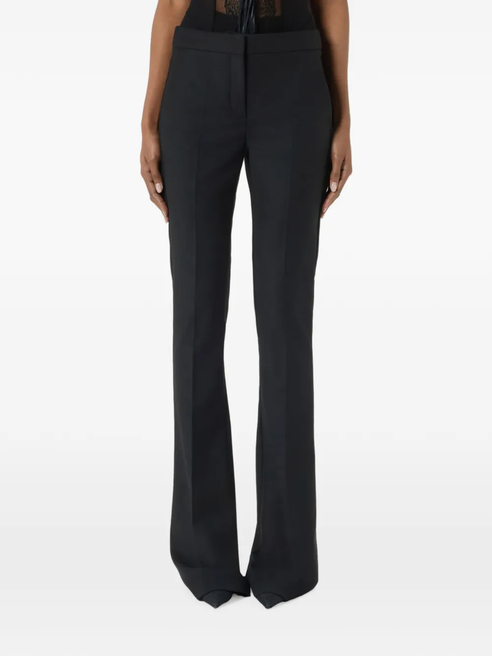 Blumarine Flared broek Zwart